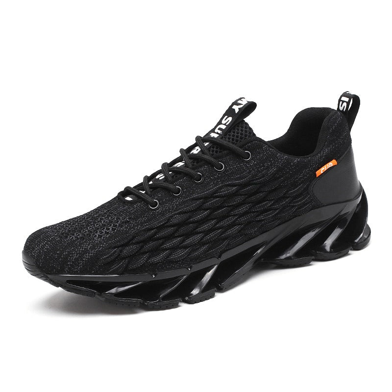 Men's Four Seasons Lace-up Lightweight Flying Woven Sports Shoes