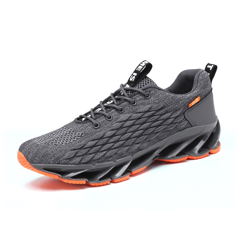 Men's Four Seasons Lace-up Lightweight Flying Woven Sports Shoes