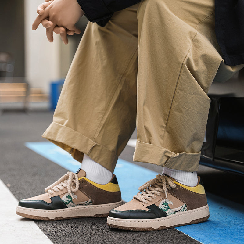 Retro casual basketball shoes