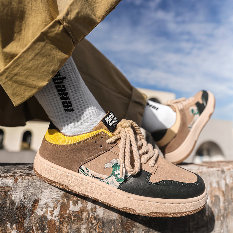 Retro casual basketball shoes