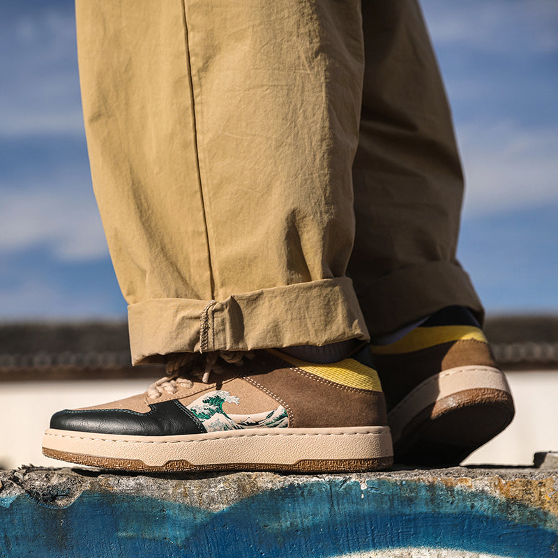 Retro casual basketball shoes