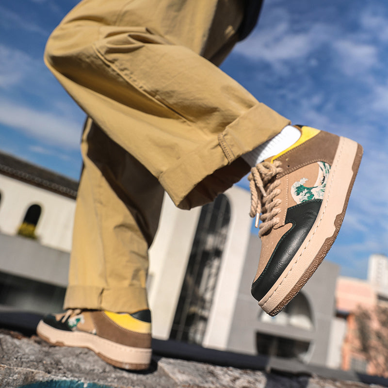 Retro casual basketball shoes