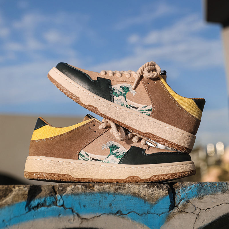 Retro casual basketball shoes