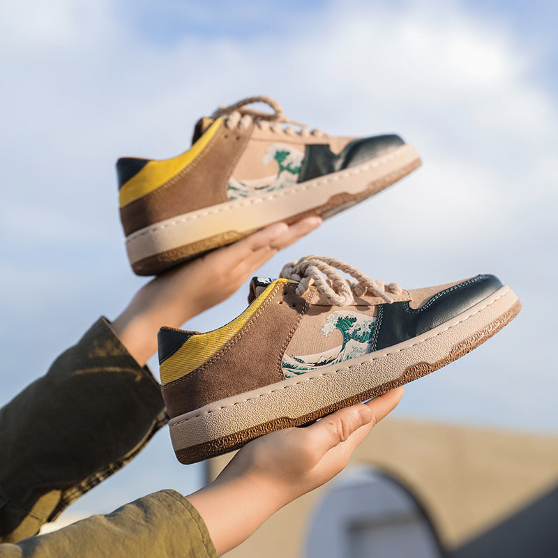 Retro casual basketball shoes