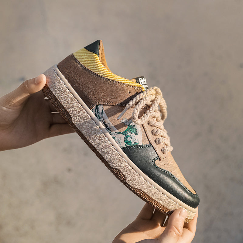 Retro casual basketball shoes