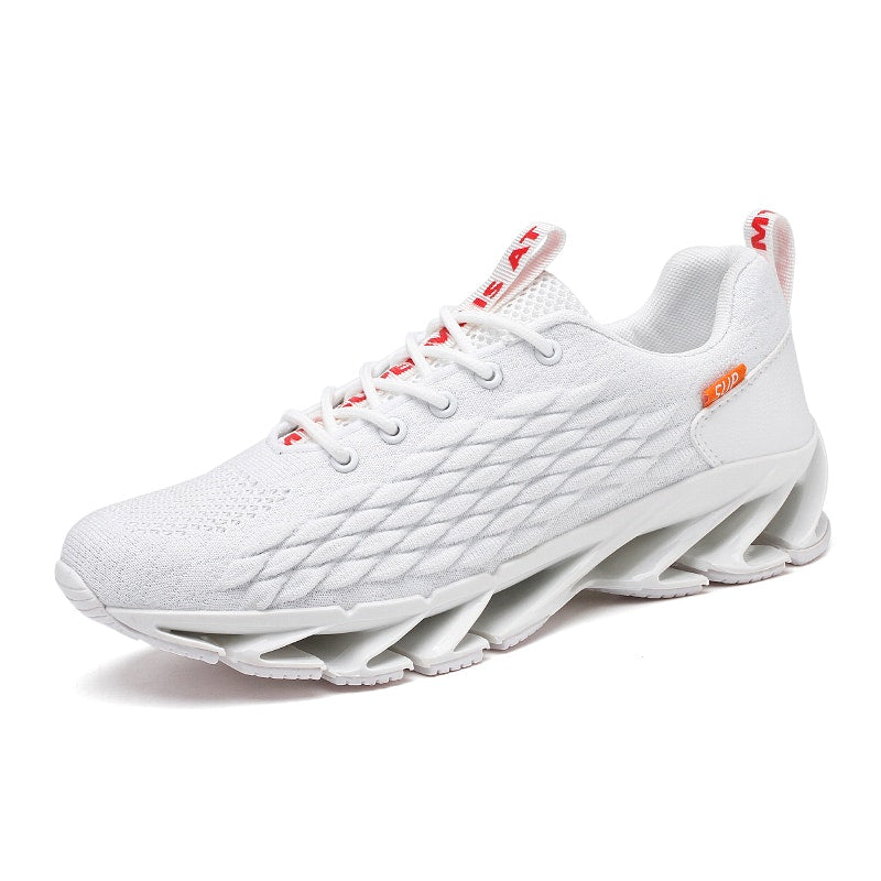 Men's Four Seasons Lace-up Lightweight Flying Woven Sports Shoes
