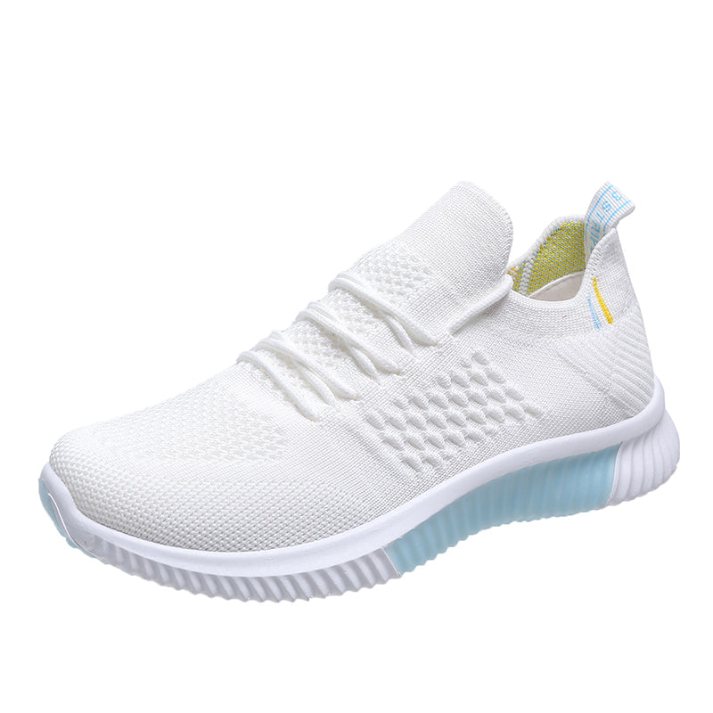 Solid color cute women's sneakers