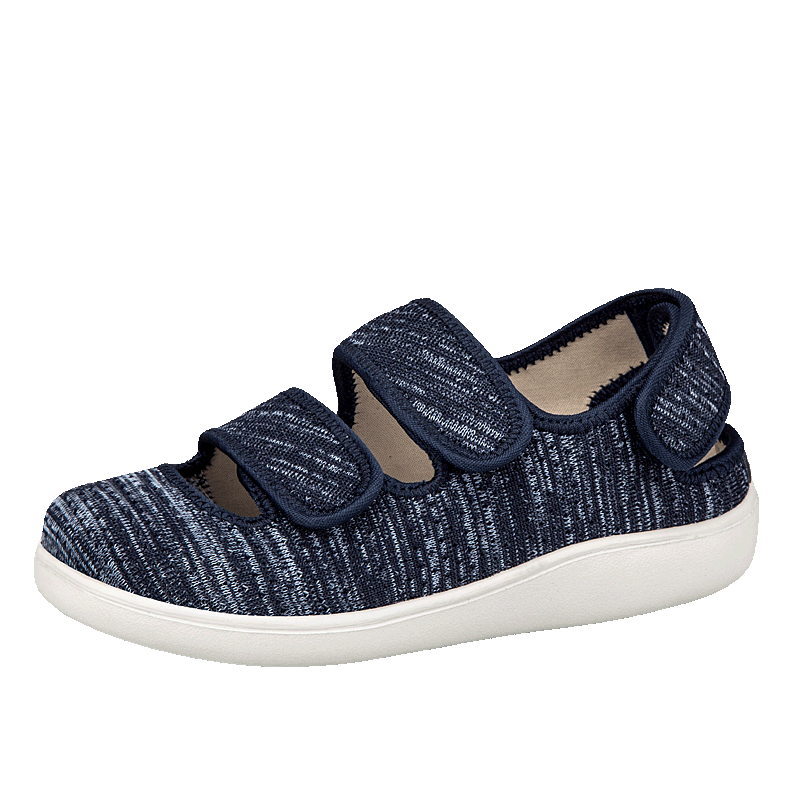 ANSHOE ComfortFit Women's Adjustable Wide Walking Sandals in Deep Blue - 2透明 view