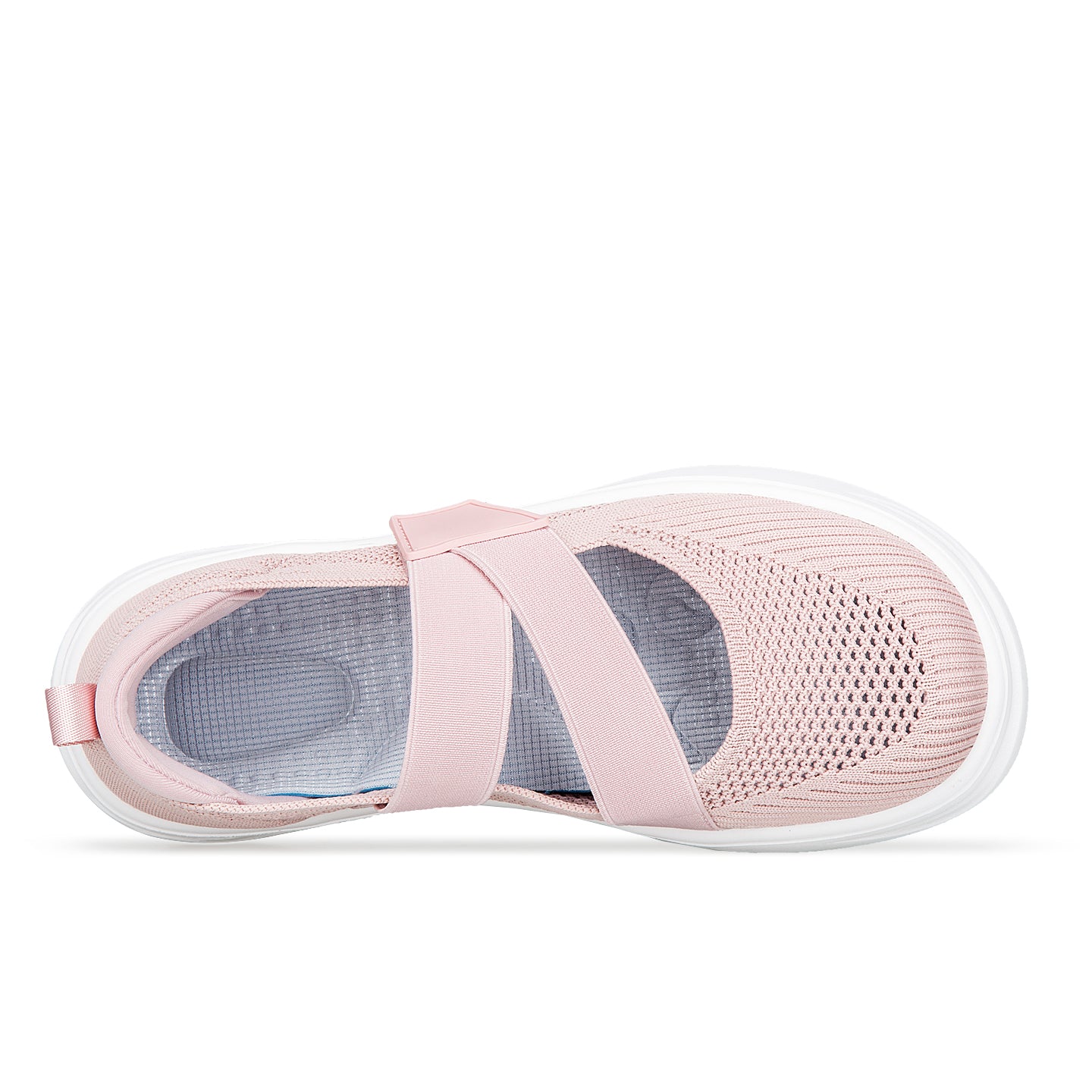 ANSHOE EasyStep Women's Breathable Walking Shoes in Pink - 2-3 view