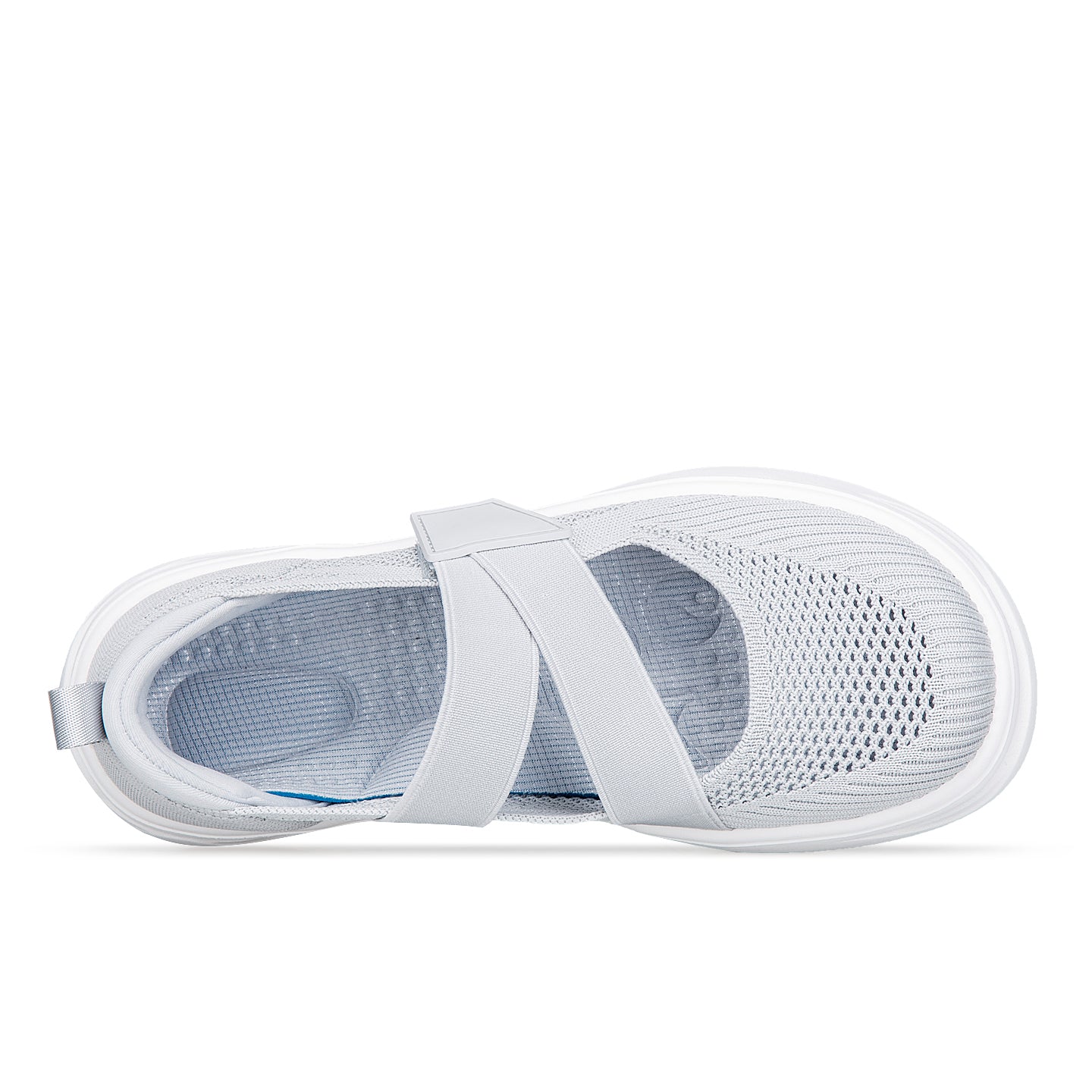 ANSHOE EasyStep Women's Breathable Walking Shoes in White - 1-3 view