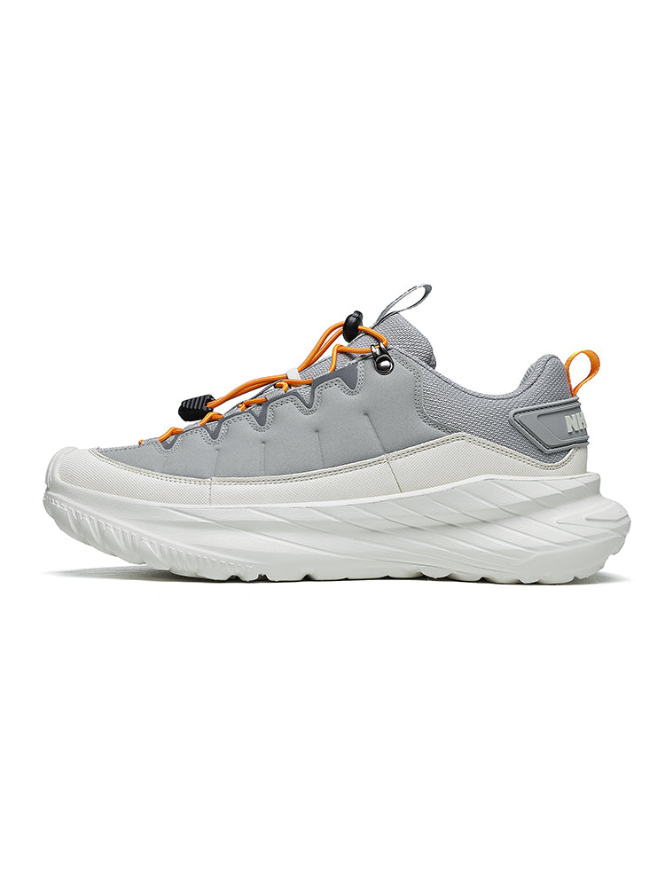 ANSHOE RidgeTrail Outdoor Sneakers in Gray & White, catalog hero image