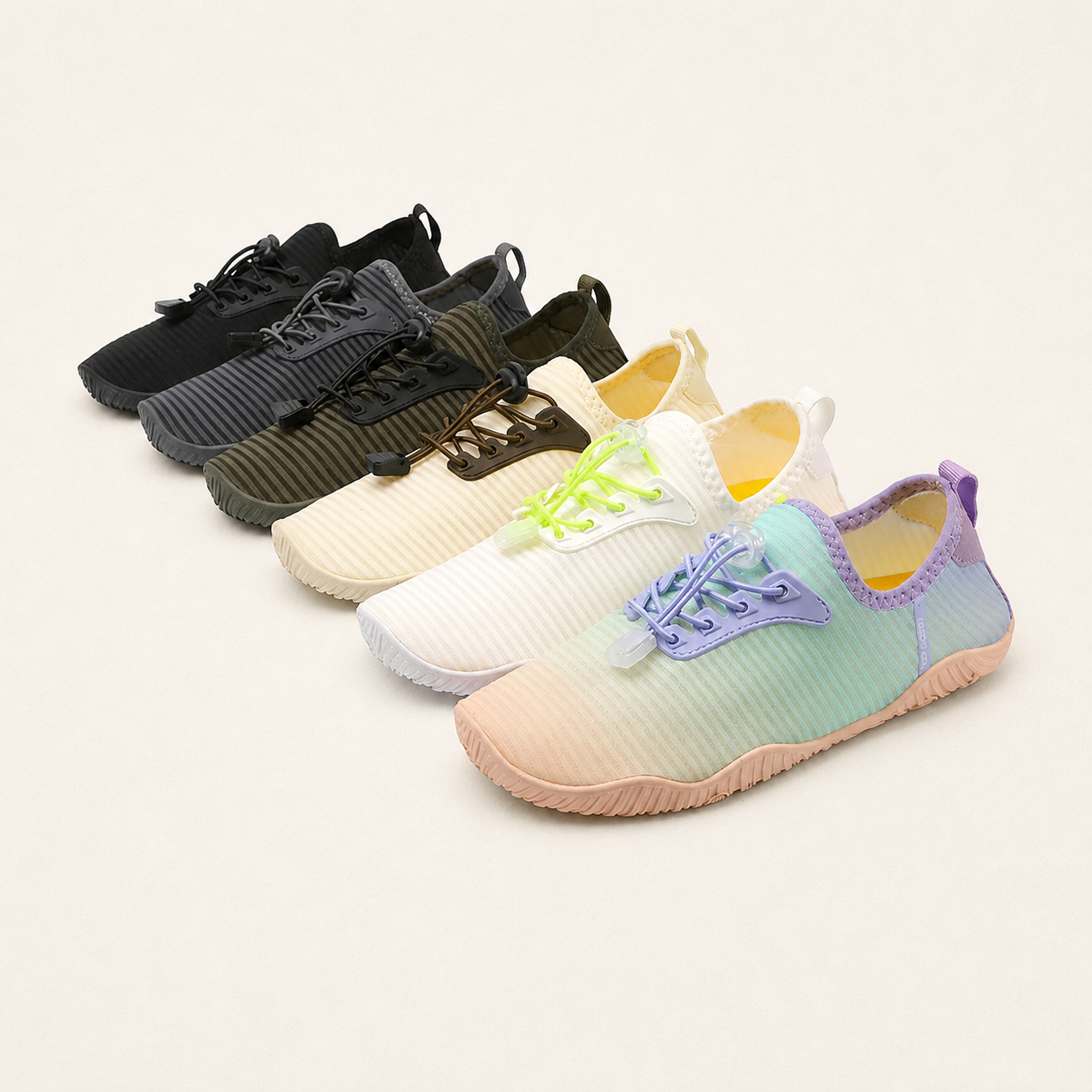 ANSHOE AirFlow Comfort Walking Sneakers in Black, catalog hero image