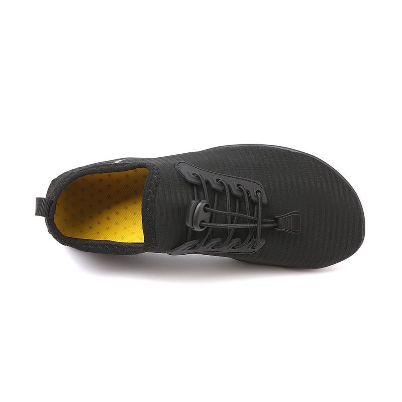 ANSHOE AirFlow Comfort Walking Sneakers in Black, catalog detail image