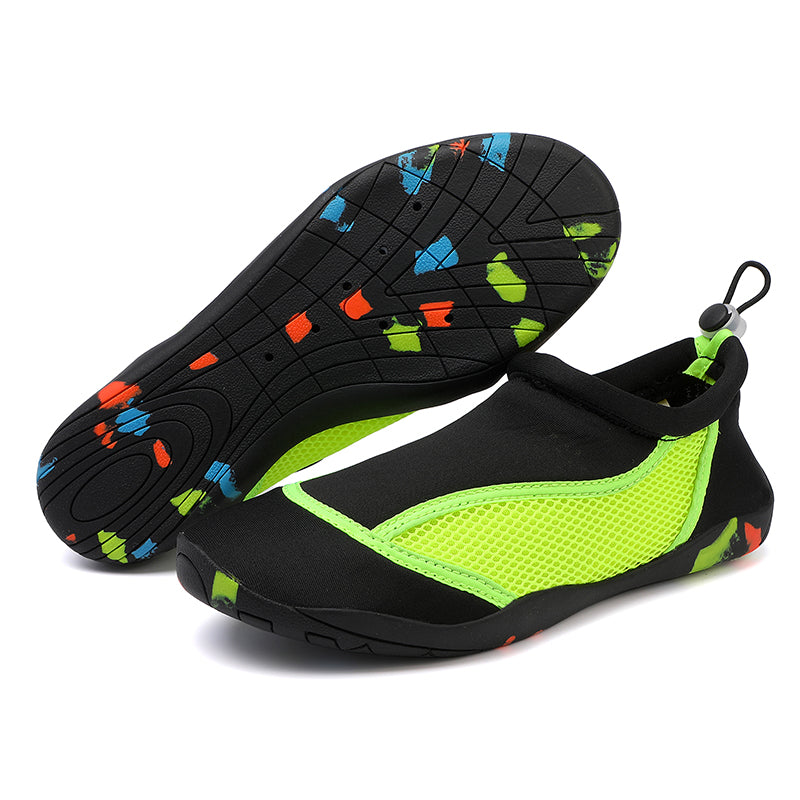 ANSHOE AquaFlex Mesh Water Shoes in Black, catalog detail image