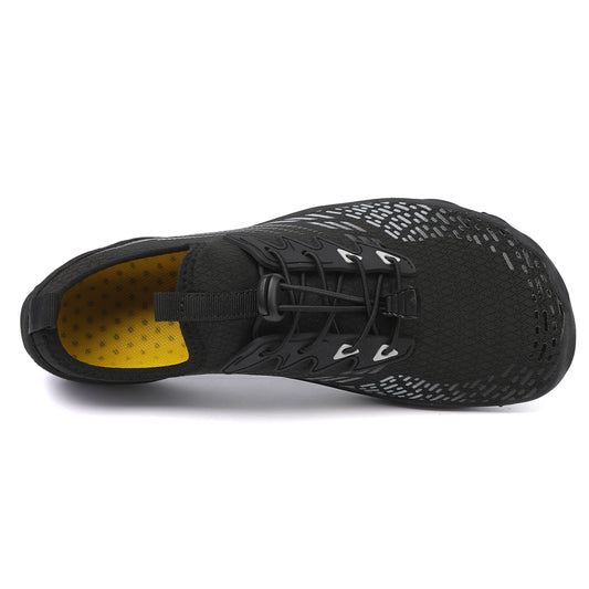 ANSHOE AquaCore Knit Water Sneakers in Black, catalog detail image