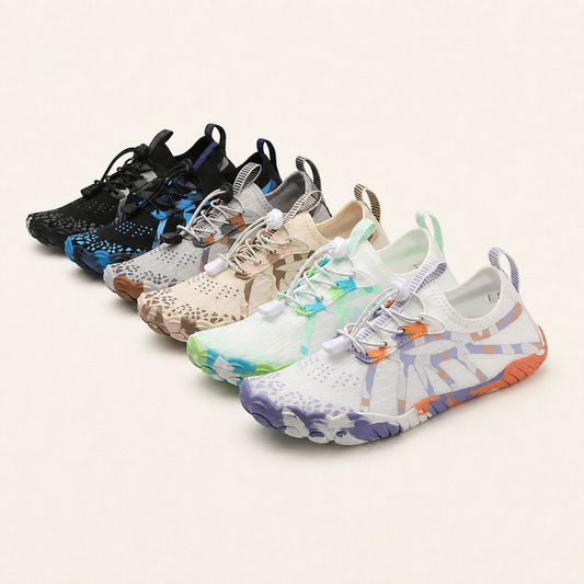 ANSHOE QuickDry Colorblock Water Shoes in Black, catalog hero image