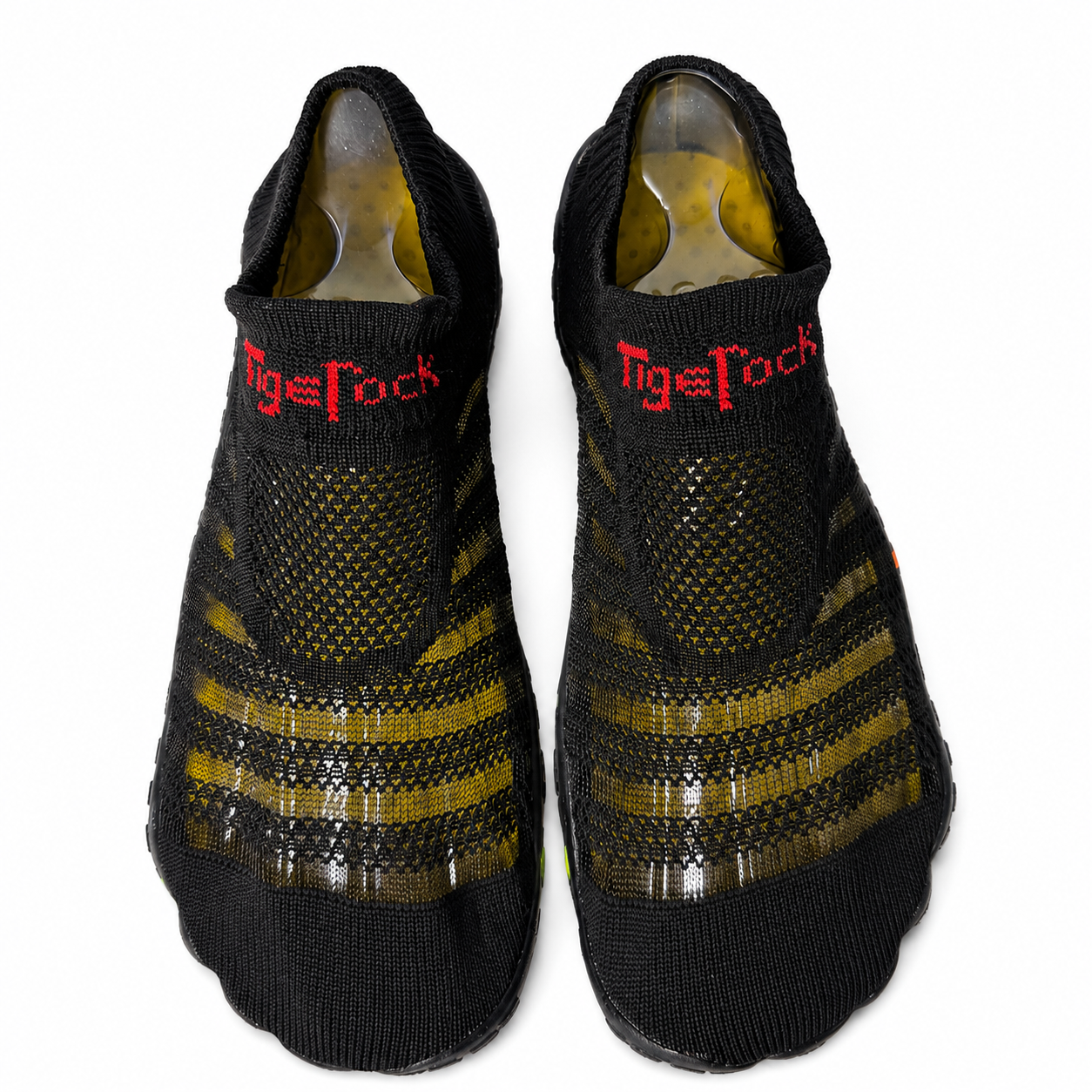 ANSHOE StripeMesh Water Sneakers in Black, catalog detail image