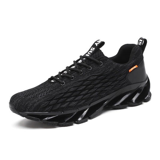Men's Four Seasons Lace-up Lightweight Flying Woven Sports Shoes men's sneakers product view 1